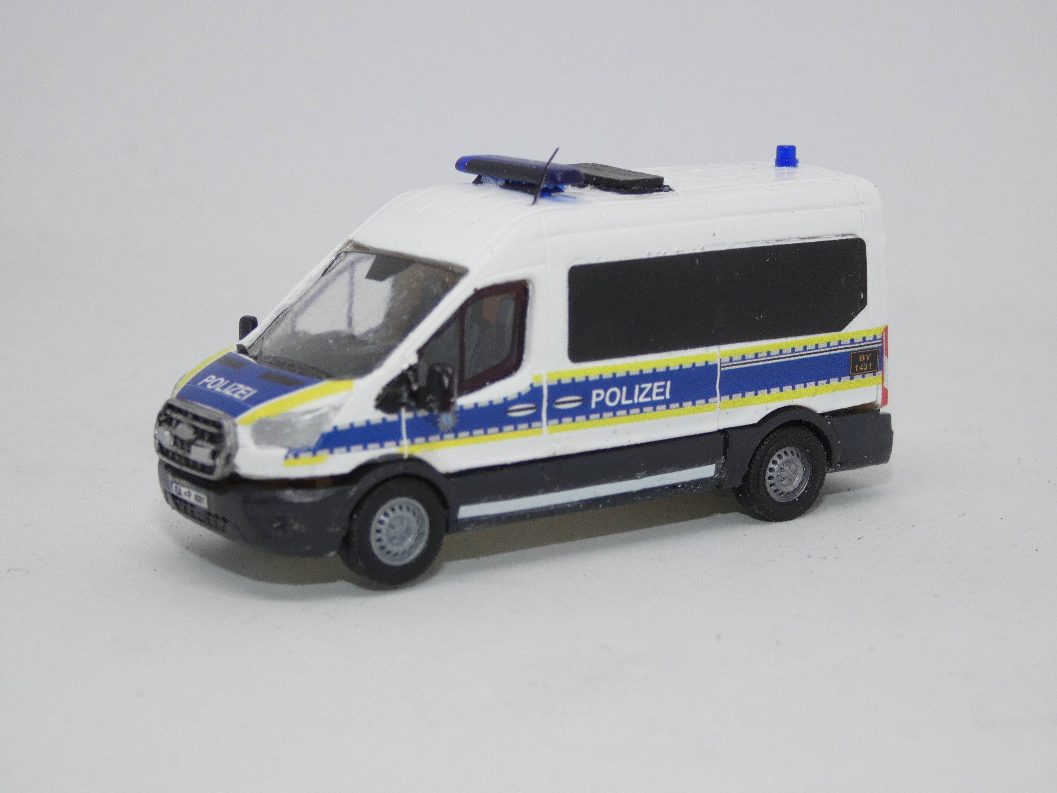 Halbruppenkraftwagen     ( HGruKw  40 -1 )) Ford Transit  Bereitschaftspolizei  Bayern